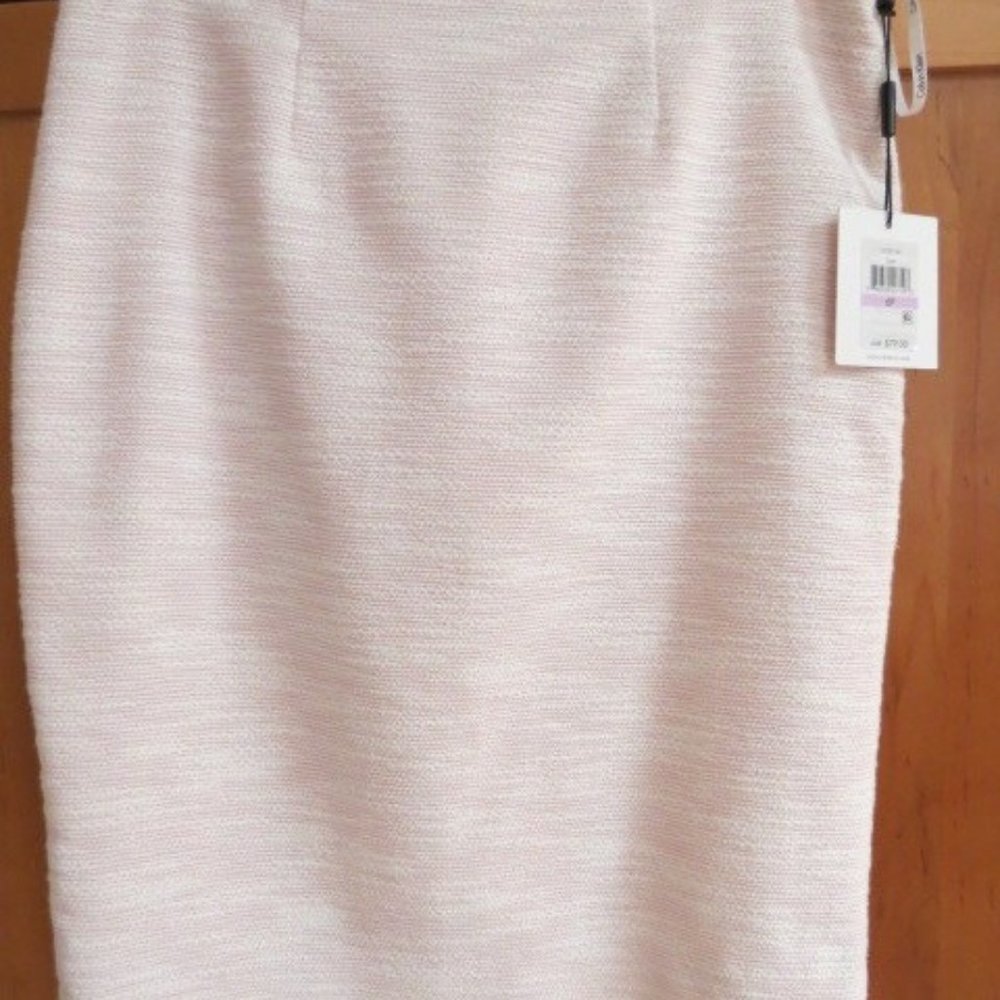 Calvin Klein Pink  Pencil Skirt New Tags $79